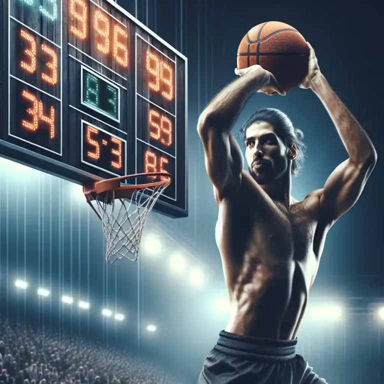 Visual representation of "point" - A score in a game