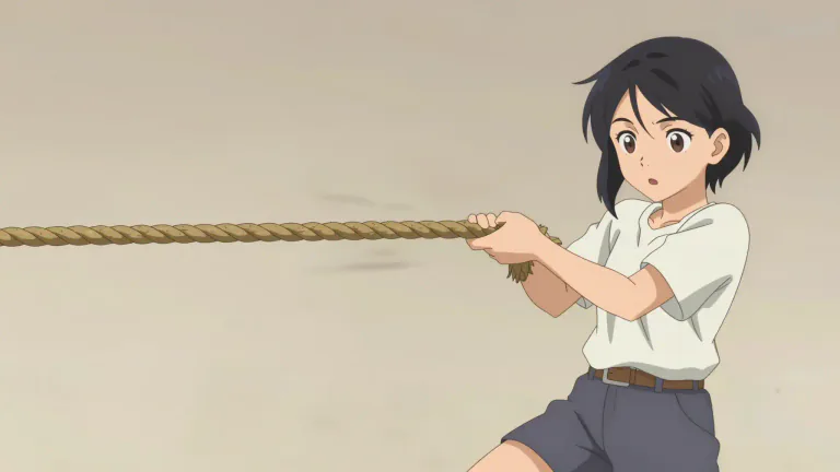 Visual representation of "tug" - A quick pull or sudden act of pulling