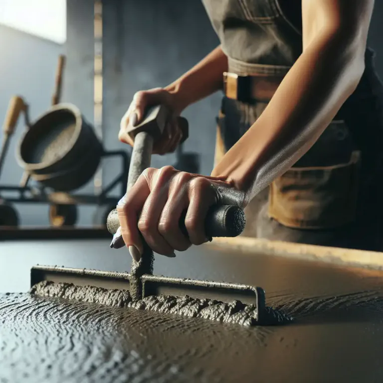 Visual representation of "trowel" - To use a trowel to spread, smooth, or shape.