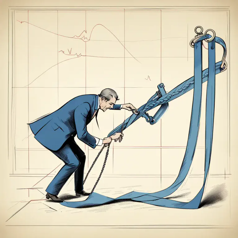 Visual representation of "rein back" - To slow down or control something or someone