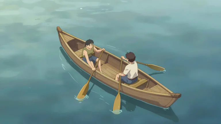 Visual representation of "canoe" - A narrow boat with pointy ends, moved by one or more people using paddles,
typically without using a motor.