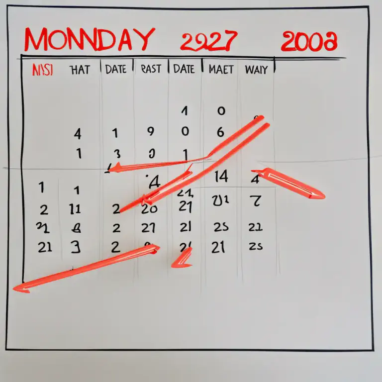 Visual representation of "a week yesterday, last Monday, etc." - A specific point in time or date in the past. For example, 'a week yesterday' means the day that was exactly one week before yesterday. 'Last Monday' means the most recent Monday that has passed.