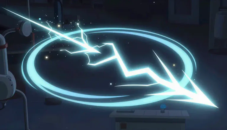Visual representation of "electrodynamics" - It's a branch of physics that studies moving electric charges and the connection between electric and magnetic fields.