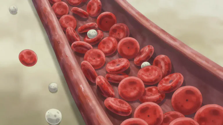Visual representation of "polycythemia" - A condition characterized by an increased number of red blood cells in the bloodstream.