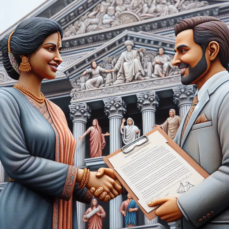 Visual representation of "civil" - Relating to disputes between people or organizations, especially those relating to law and rights.
