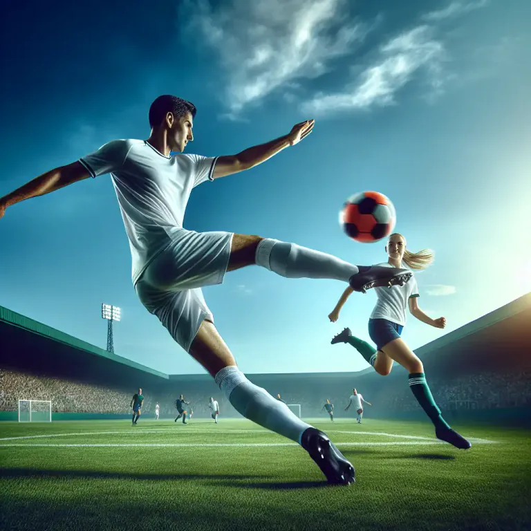 Visual representation of "pass" - An act of throwing, kicking, or hitting a ball to another player in a sports game