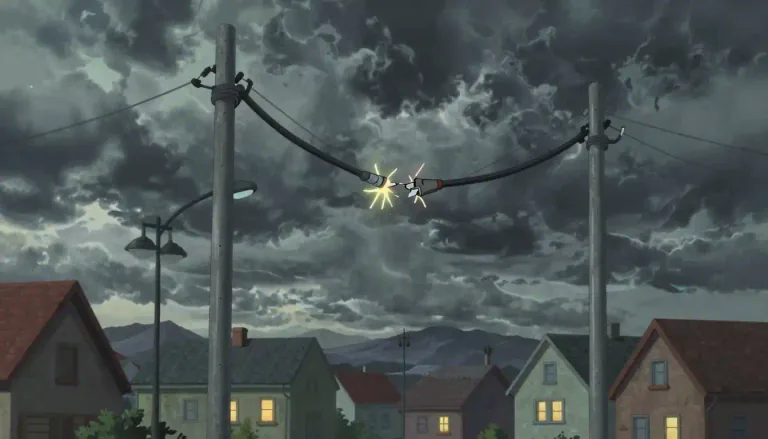 Visual representation of "disconnection" - The state of something no longer being connected or linked