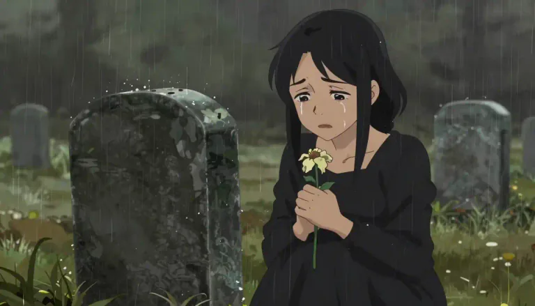 Visual representation of "sorrow" - A feeling of sadness or grief