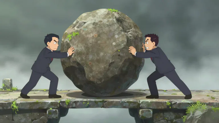 Visual representation of "impasse" - A situation where no progress can be made or no advancement is possible