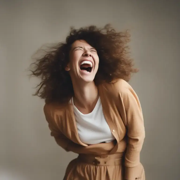 Visual representation of "giddy" - Silly and not serious.