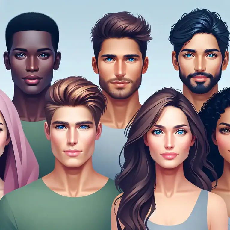 Visual representation of "heterogeneity" - The presence of genetically different sets within the same population