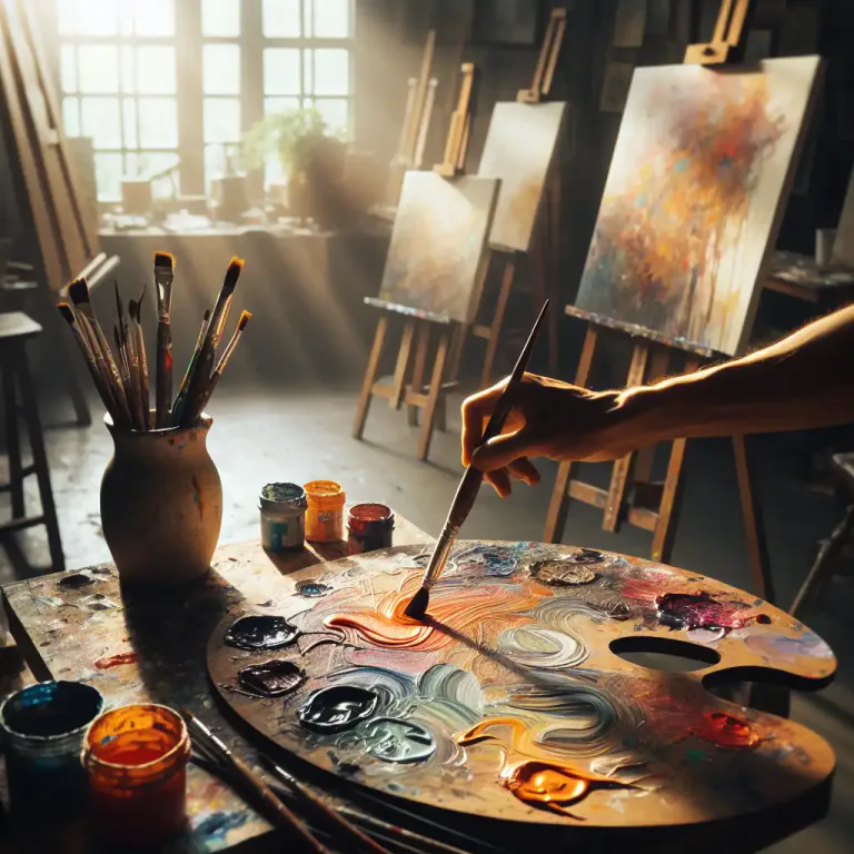 Visual representation of "spatula" - A similar tool used for other purposes, like in painting or medicine