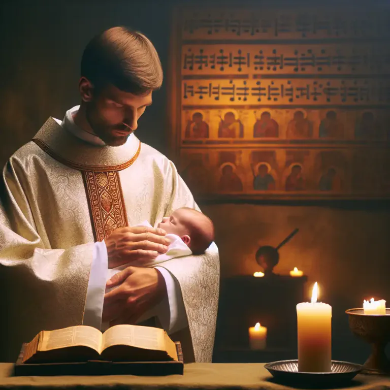 Visual representation of "firstborn" - In religious contexts, refers specifically to the first offspring of humans or animals according to certain religious texts.