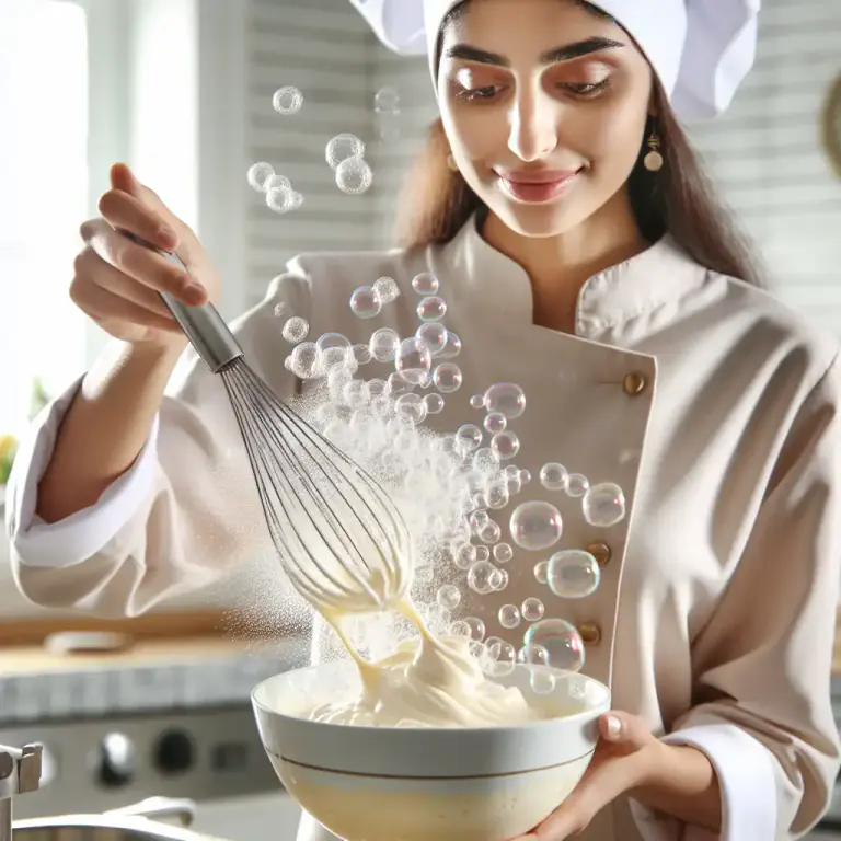 Visual representation of "aerate" - To stir or mix a liquid to incorporate air and make it light