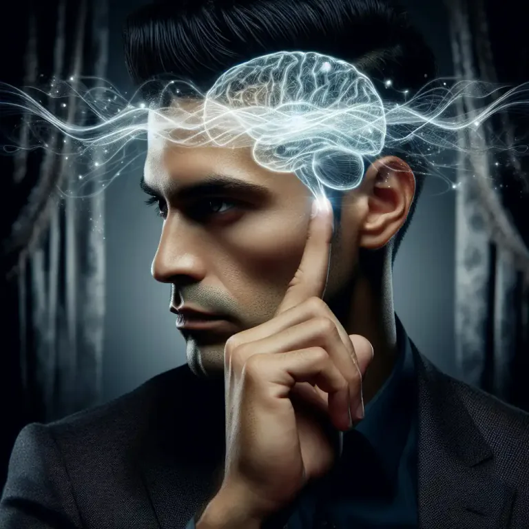Visual representation of "secret" - A hidden or secretive human ability or faculty