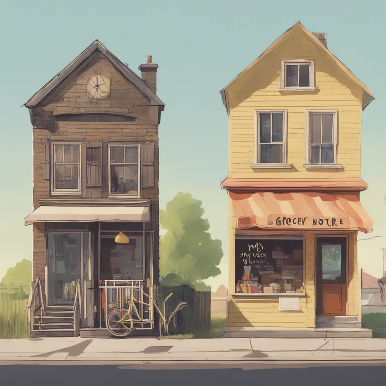 Visual representation of "next" - Closest to or near something.