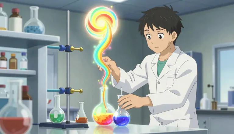 Visual representation of "synth" - Synthesis is the process of combining different elements to form a coherent whole, often used in scientific contexts like chemistry or biology.
