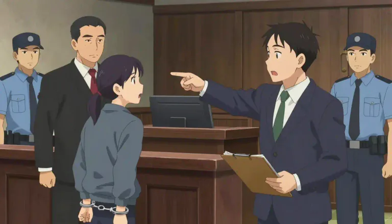 Visual representation of "incriminate" - To make someone appear guilty of a crime or wrongdoing