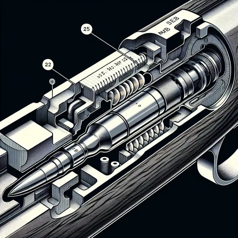 Visual representation of "headspace" - In firearms terminology, it's the distance measured from the part of the chamber that stops forward motion of the cartridge to the face of the bolt.