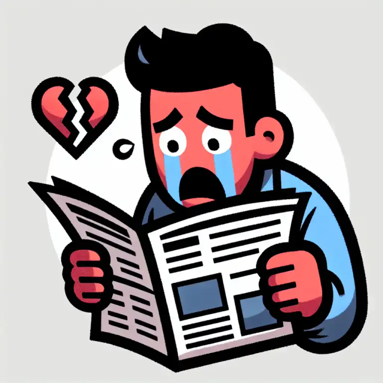 Visual representation of "surprise" - An unexpected event or piece of news.