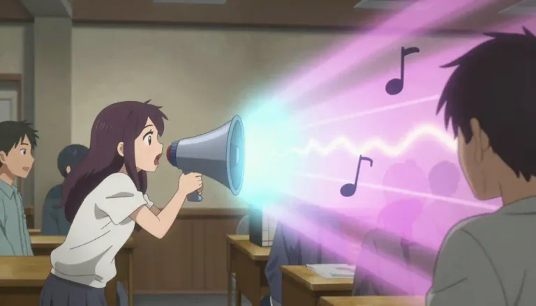Visual representation of "audibility" - The ability of a sound to be heard.