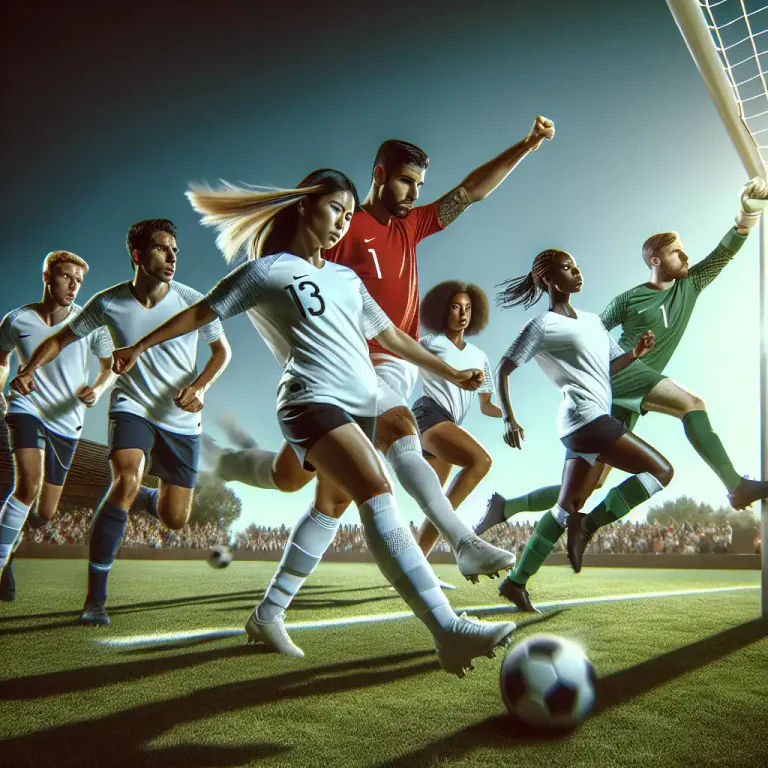 Visual representation of "offence" - The team or individuals responsible for scoring in a sport