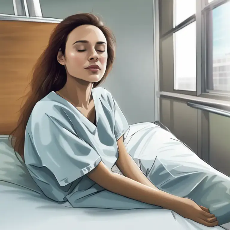Visual representation of "come around" - To recover from illness or unconsciousness