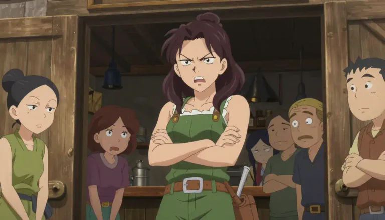 Visual representation of "termagant" - A violent, overbearing, or nagging woman.