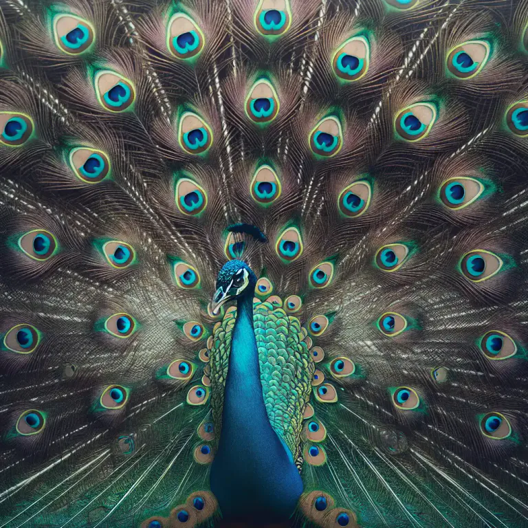 Visual representation of "jewelled" - Brightly coloured and shiny, like jewels.