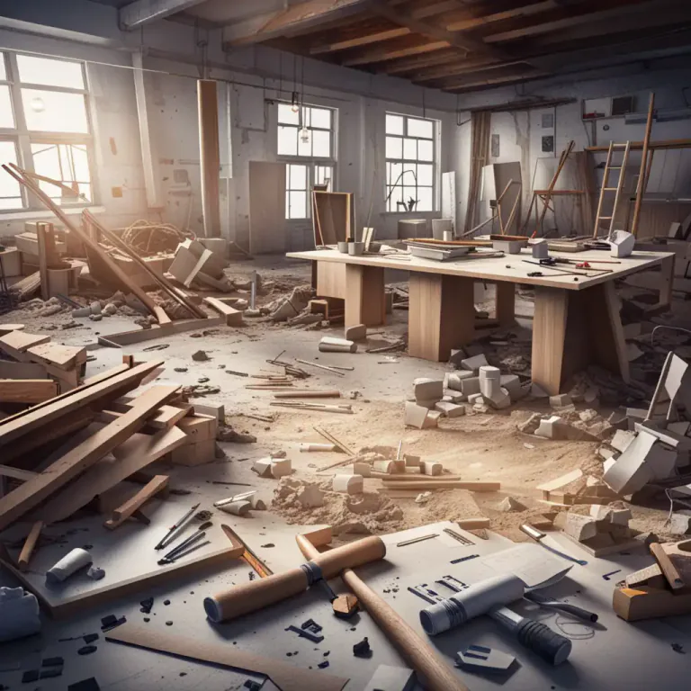 Visual representation of "sloppiness" - The state of being poorly planned or executed