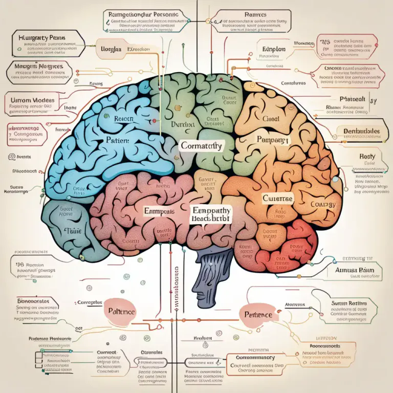 Visual representation of "fabric" - The set of traits or features that make up a person or thing