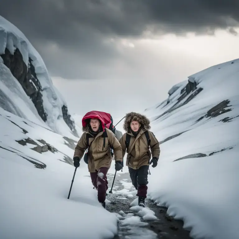 Visual representation of "hardiness" - The quality of being physically strong and able to withstand harsh conditions.
