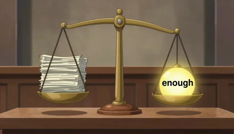 Visual representation of "sufficiency" - The state of being enough or sufficient