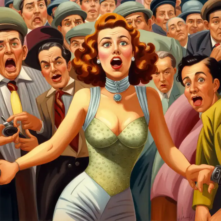 Visual representation of "make a statement" - To do something to attract attention or provoke a reaction