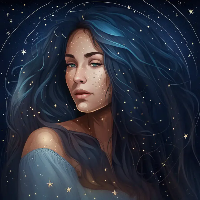 Visual representation of "aquarian" - Of or relating to the astrological sign of Aquarius.