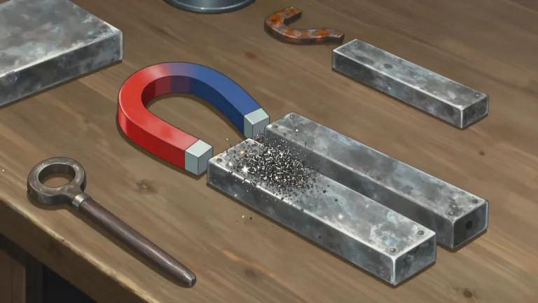 Visual representation of "ferrous" - Related to or containing iron.