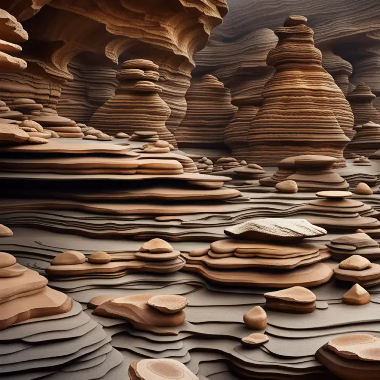 Visual representation of "stratify" - to form or place in layers
