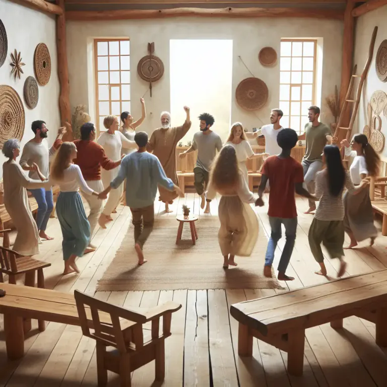 Visual representation of "shaker" - A member of an American religious group, the Shakers, known for their simple living and energetic dancing during worship