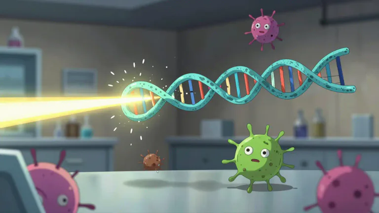 Visual representation of "mutagenesis" - The process by which an agent, such as radiation or a chemical, causes genetic mutations.