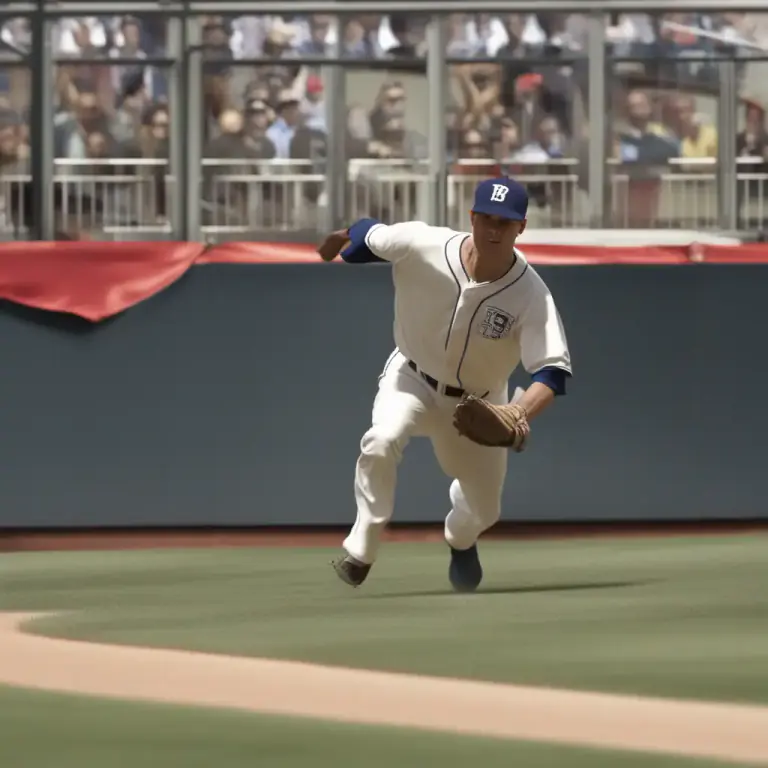 Visual representation of "error" - In baseball, a misplay by a fielder.