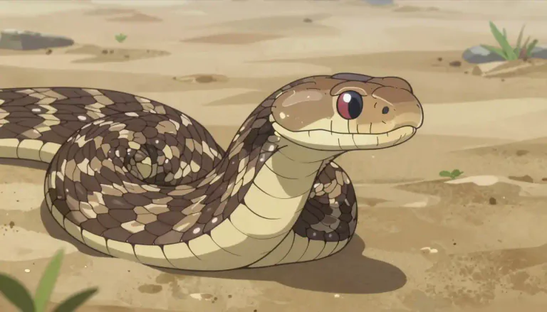 Visual representation of "hognose" - A type of North American snake known for its broad, flattened head and upturned snout.