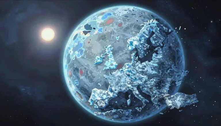 Visual representation of "pluto" - A dwarf planet located at the edge of the solar system.