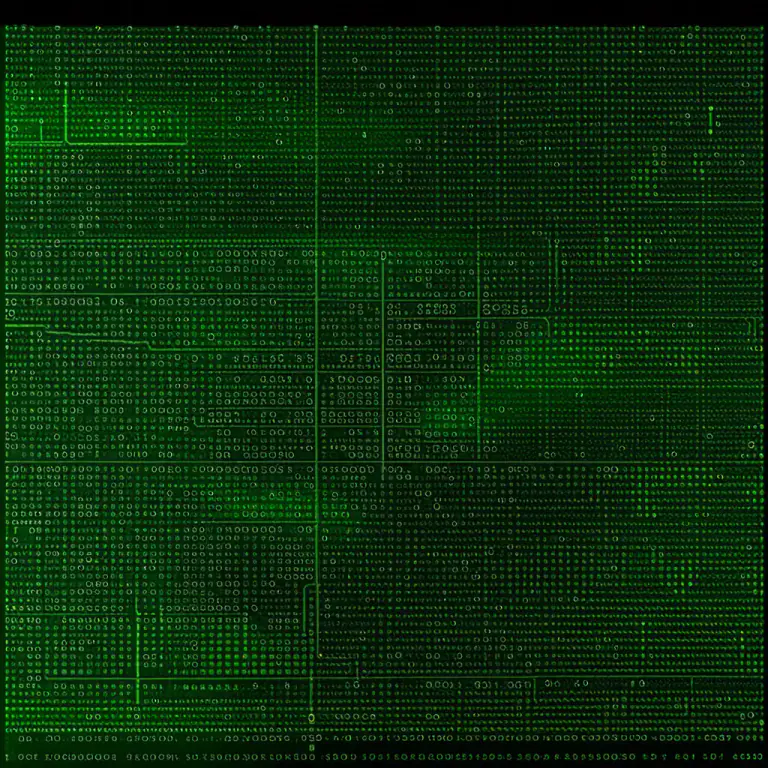 Visual representation of "bit" - Short for 'binary digit', the smallest unit of data in computing