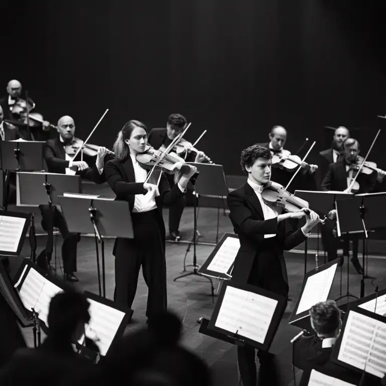 Visual representation of "section" - A part of a piece of music or a play