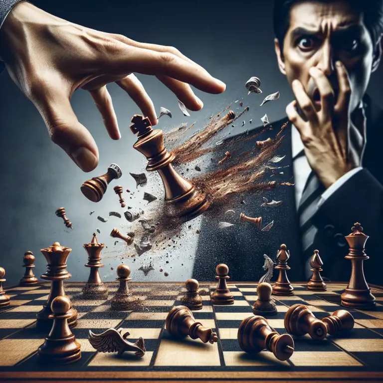 Visual representation of "dislodge" - To remove someone from power or a position of authority