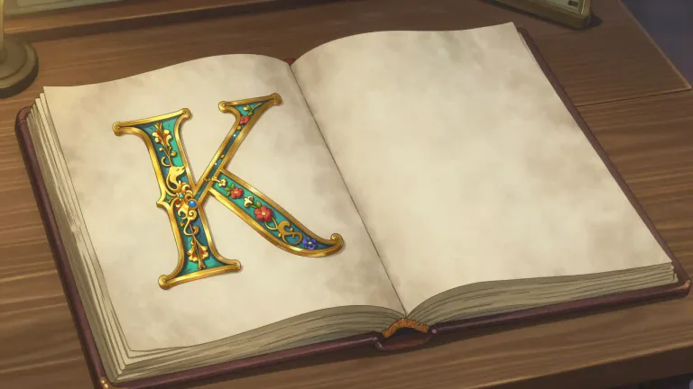 Visual representation of "illumination" - A decorated letter or page in a manuscript.