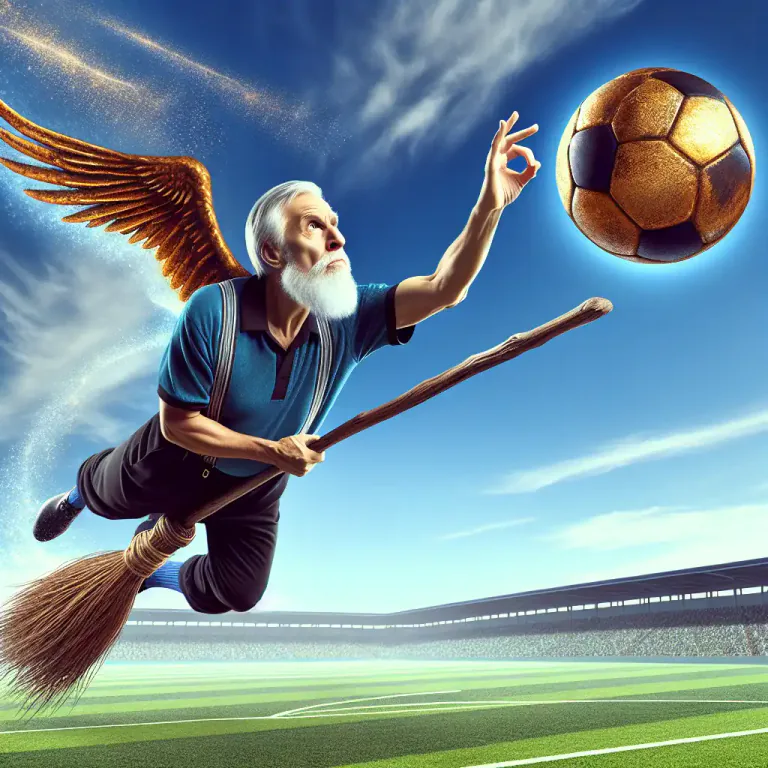 Visual representation of "snitch" - In the game of Quidditch in Harry Potter, a small golden ball with wings