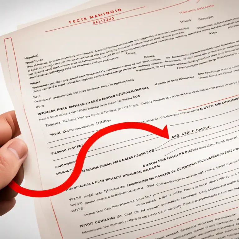 Visual representation of "recital" - A detailed description or account of the facts in a document.