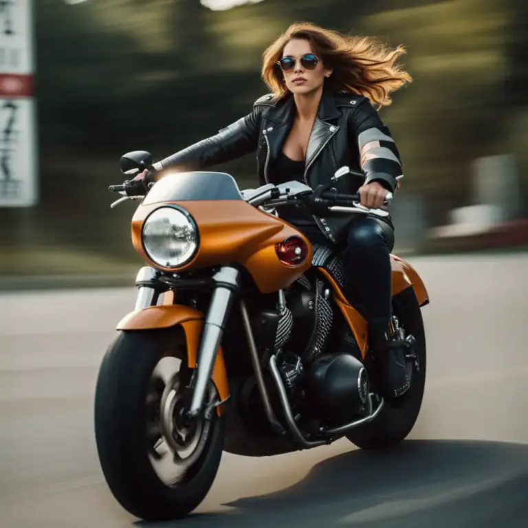 Visual representation of "hog" - A motorcycle, especially a large one.
