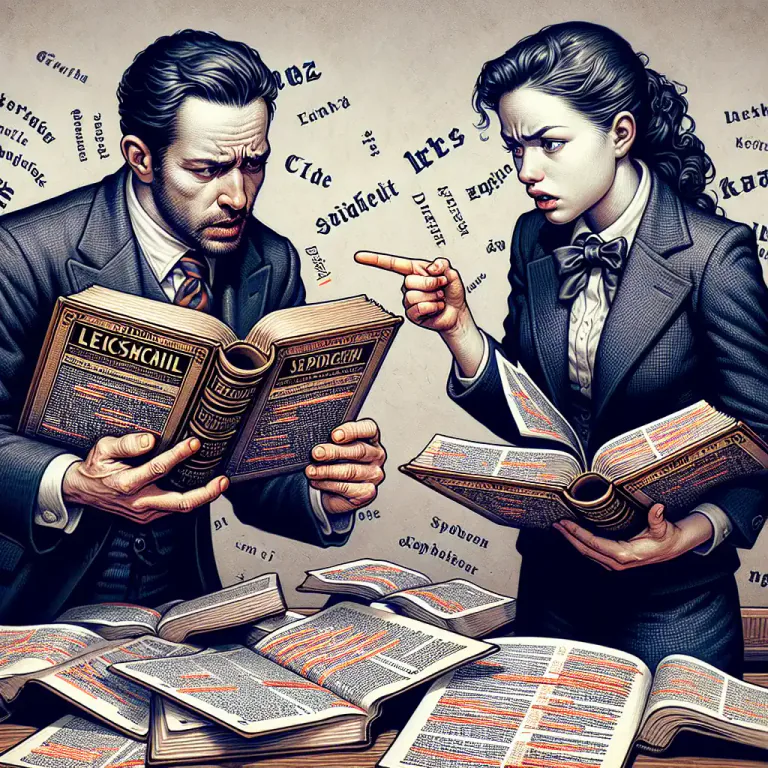 Visual representation of "ambiguity" - In law, when a term or phrase has several meanings that could apply.
